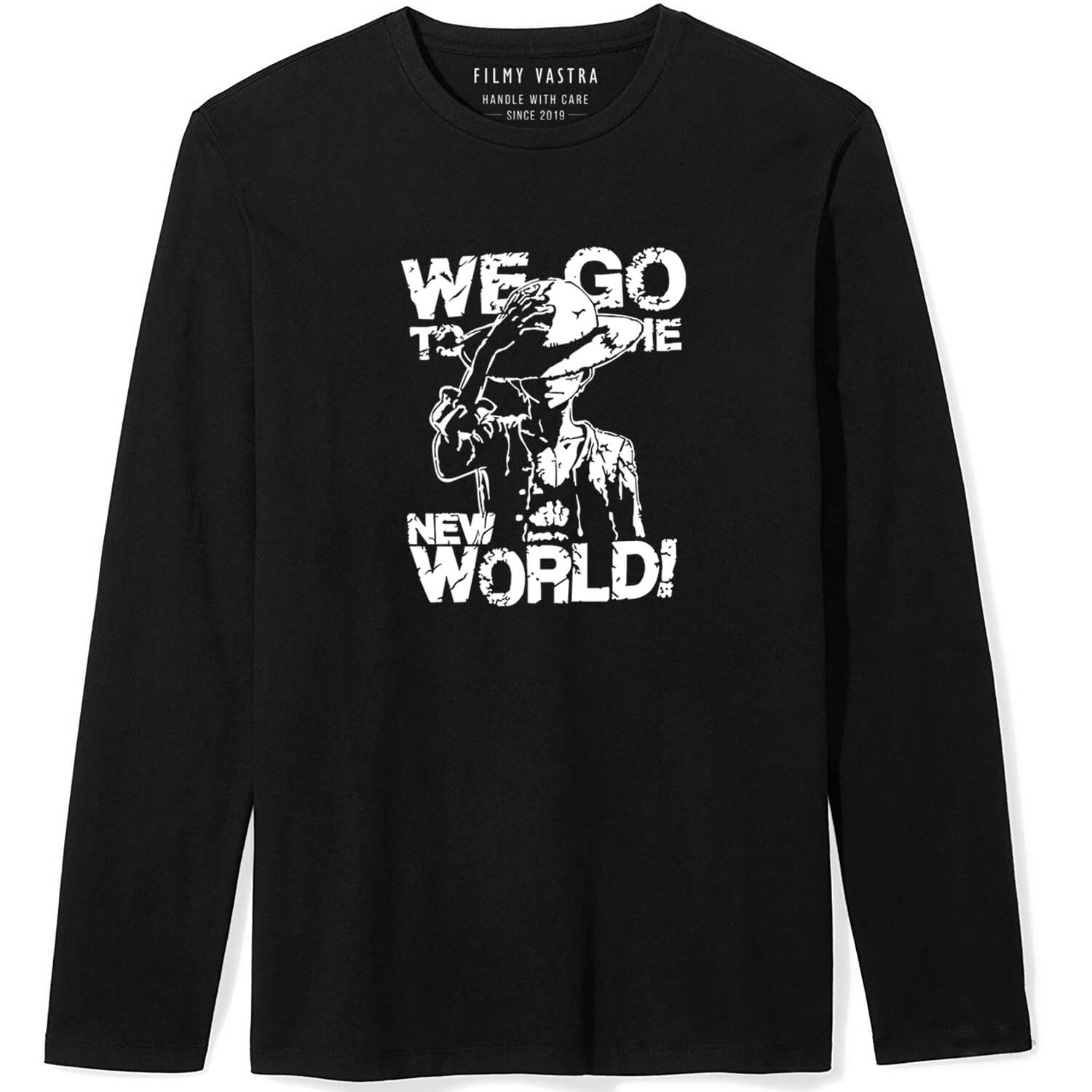 Monkey D. Luffy New World Black Full Sleeve T-Shirt