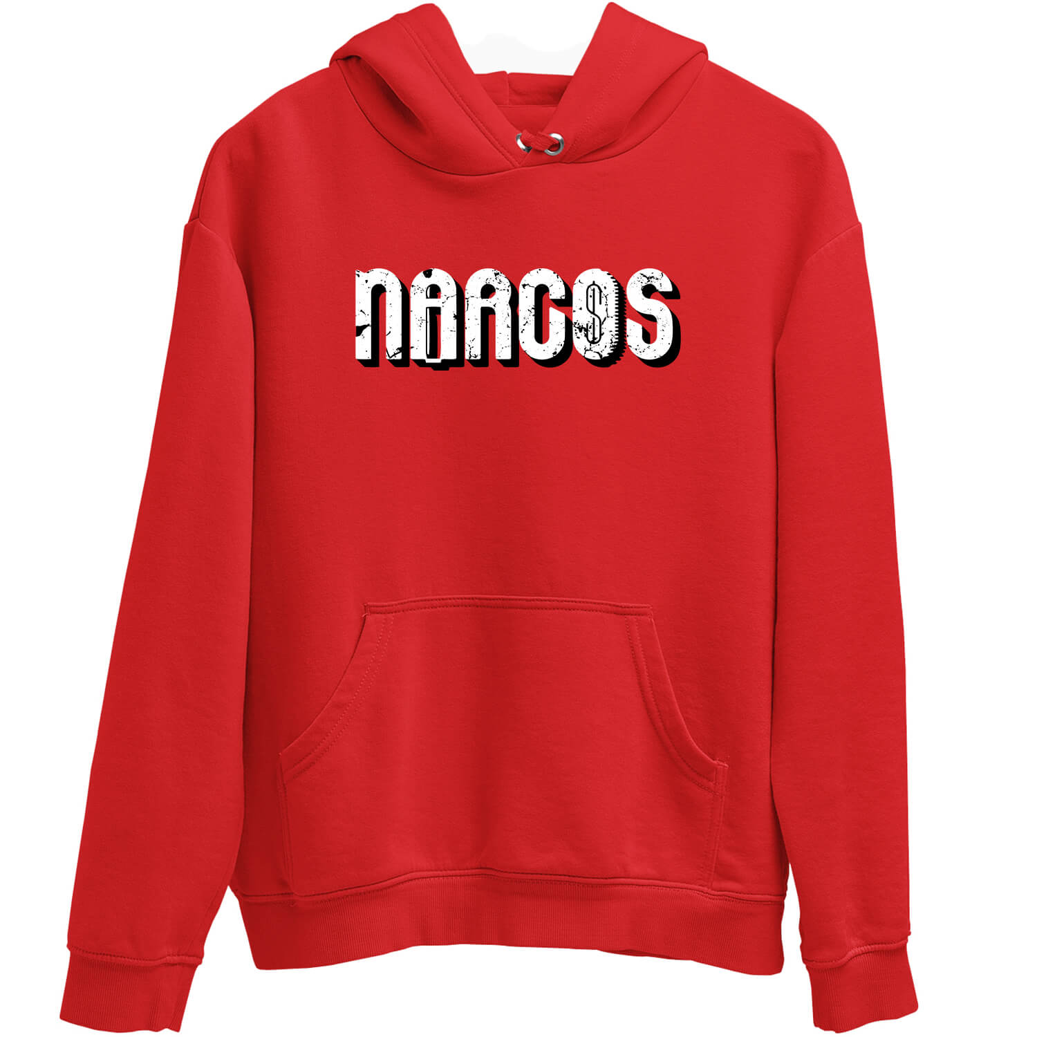 Narcos Text Red Hoodie